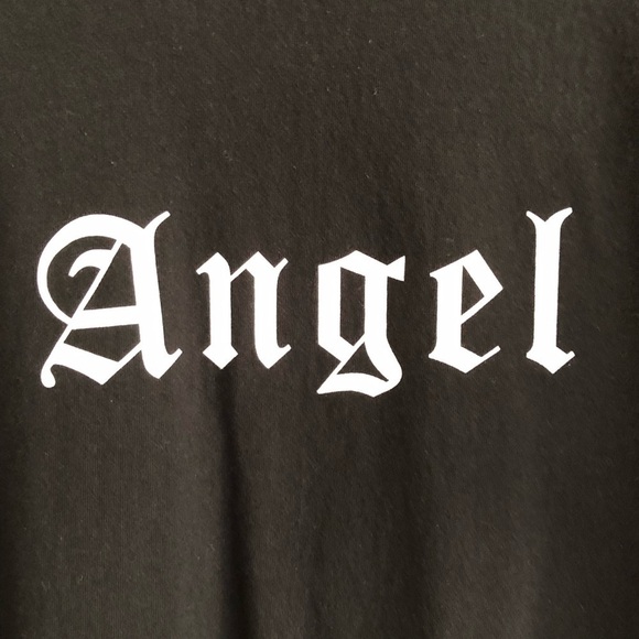 J. Galt Rita Angel Wings Graphic Short Sleeve T-Shirt One Size - Picture 5 of 5